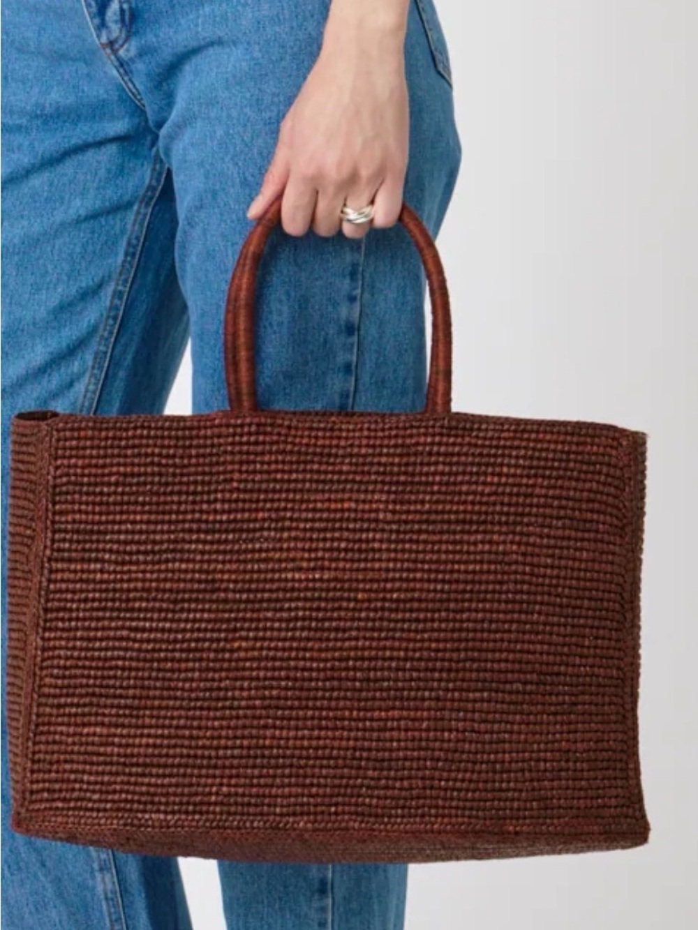 LIÉ STUDIO The Charlotte Raffia Bag Large Tote